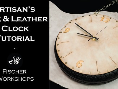 Artisan's Leather & Tire Clock by Fischer Workshops Full HD