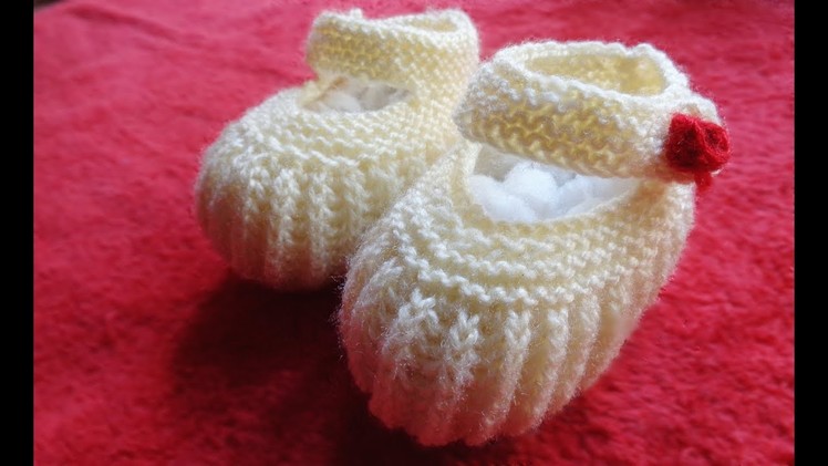 Baby Booties For One Year Baby | Knit Baby Booties |