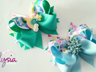 Boutique Spiked Primavera ???? Ribbon Bow Tutorial ???? DIY by Elysia Handmade