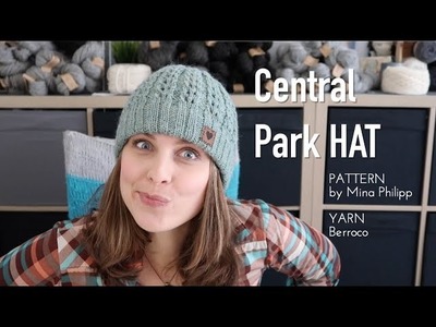 Central Park Hat by Mina Philipp Berroco Yarn finished object knitting ILove