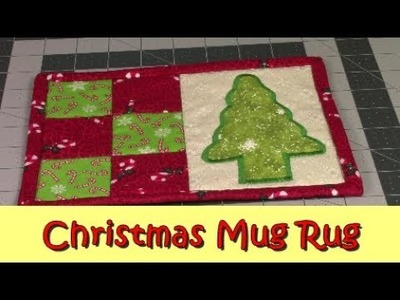 Christmas Mug Rug 2018