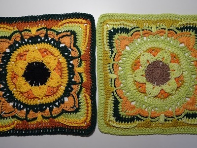 Crochet Blanket - Eve's Sunflowers - Part 5