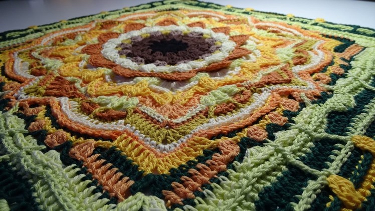 Crochet blanket - Eve's Sunflowers - Part 2