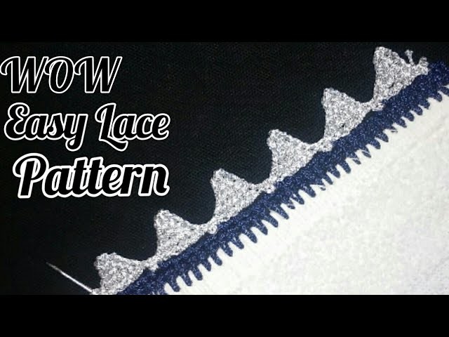 Crochet Easy Dupatta Lace Pattern In hindi,Crosia Lace Pattern,indian crochet patterns in urdu