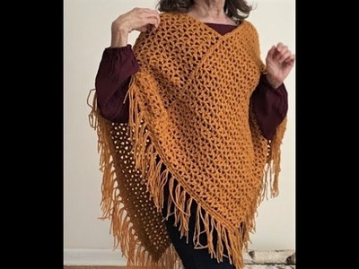 Crochet Poncho for Beginner