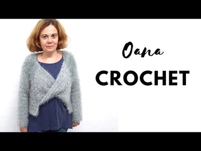 Crochet twist eyelash blouse by Oana