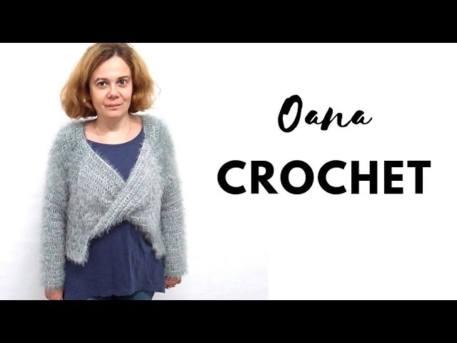 Crochet twist eyelash blouse by Oana