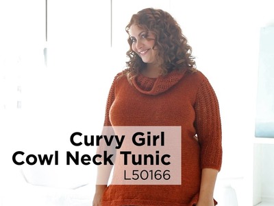Curvy Girl Cowl Neck Tunic