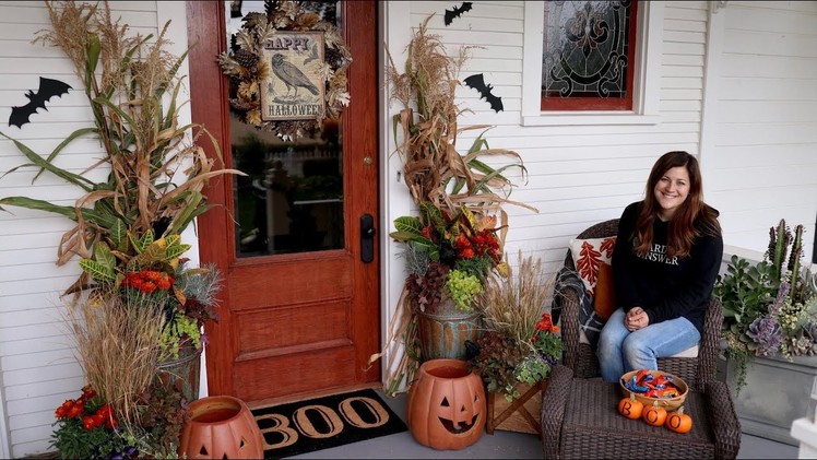 Decorating our front porch for Fall.Halloween! ????????. Garden Answer