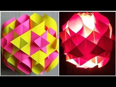 DIY diwali lanterns. Diy paper lantern.lamp. Diwali home decoration ideas