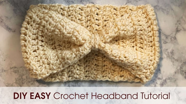 DIY Easy Crochet Headband Tutorial