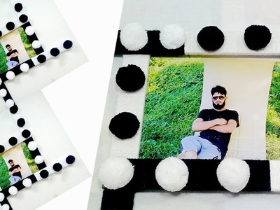 DIY Photo Frame out Of Woolen | How To Make Photo Frame At Home | Photo Frame Ideas
