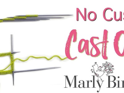 Easy Beginner Basics ???? No Cuss Cast On for Double Pointed Knitting Needles