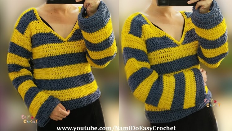 Easy Crochet: Crochet Sweater #04
