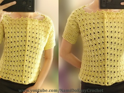 Easy Crochet : Crochet Sweater (Pullover.Blouse) #05