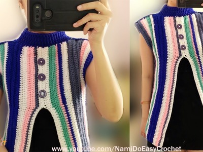 Easy Crochet: Crochet Tunic #02