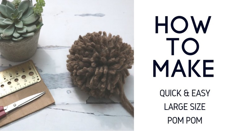 Easy Trimming Tutorial for the Perfect Pom Pom