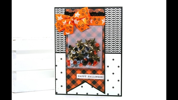 Fast and Easy Vintage Halloween Shaker Card Polly's Paper Studio  Scrap Your Stash DIY