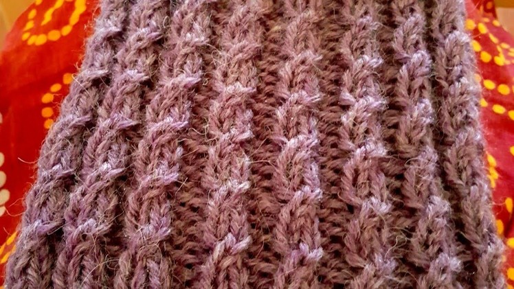 Faux (or mock) cable knit stitch: a Knittycat's Knits tutorial