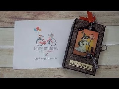 Halloween Mini Album using the Craftology Project Kit from CCC