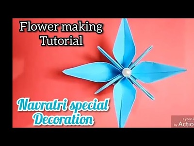 Home decoration flower tutorial DIY | Christmas decoration | Christmas decoration flower tutorial