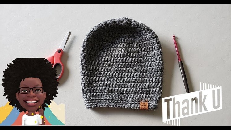 How to Crochet a Basic Slouchy Beanie