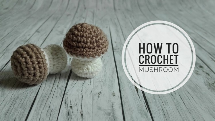 How To Crochet A Little Mushroom, Pilz Häkeln Anleitung