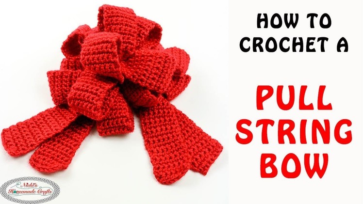 How to Crochet a Pull String Bow