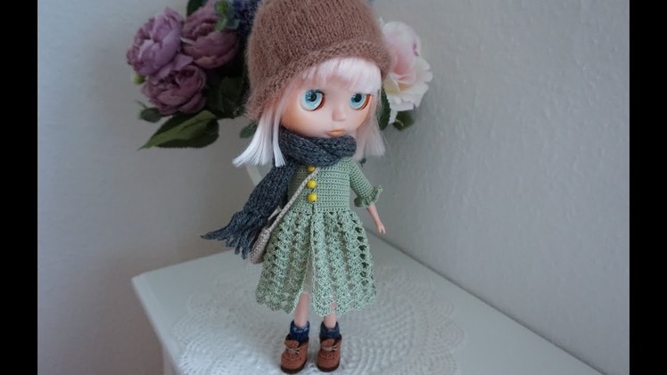How to crochet doll clothes. blythe doll clothes