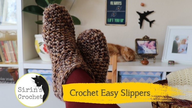 How To Crochet One Hour Slippers