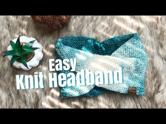 How To Knit: Easy Double Knit Turban Headband