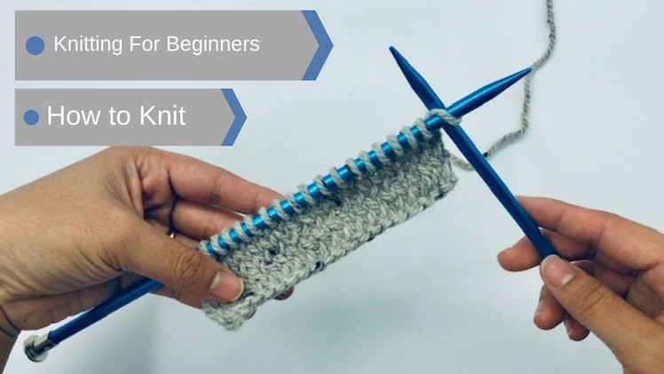 How to : Knit for knitting beginners