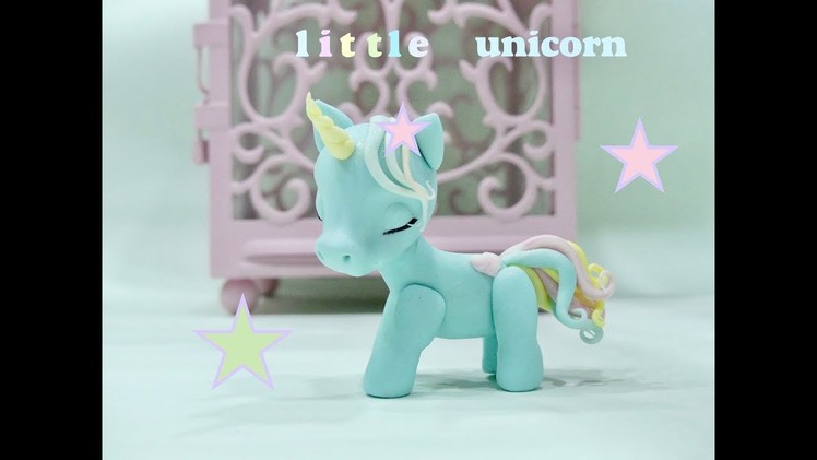How to make a baby unicorn. Como hacer un unicornio bebe.