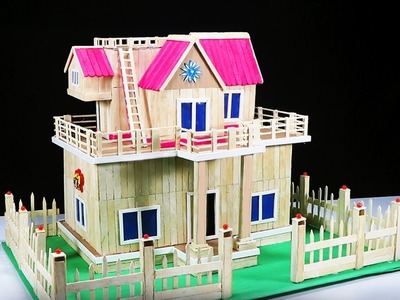 How to Make a Beautiful Popsicle Stick House