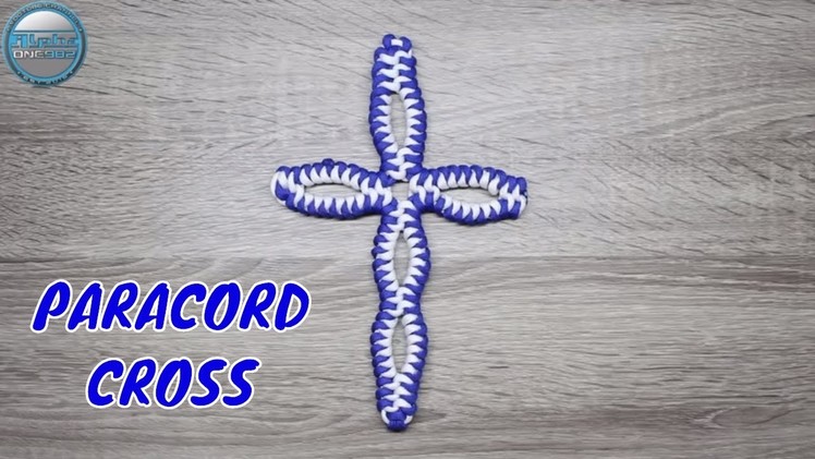 How to make a Paracord Cross Open Cross weave DIY Paracord Tutorial Epic Project