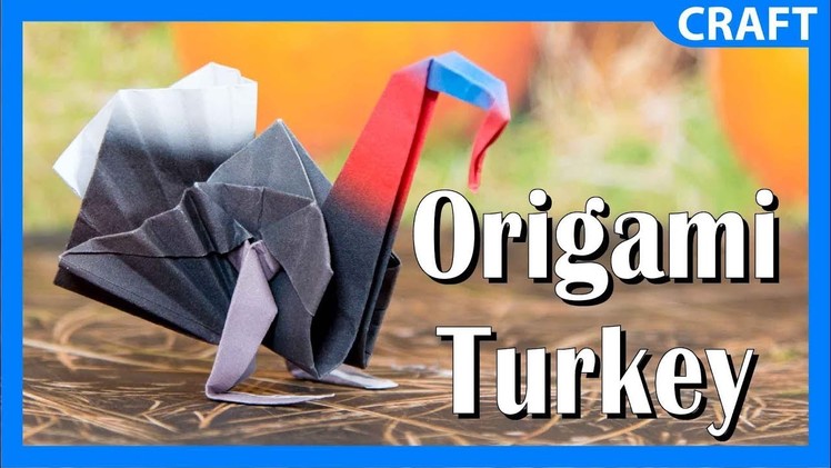 How to Make an Origami Turkey | Thanksgiving Paper Craft Tutorial and Template