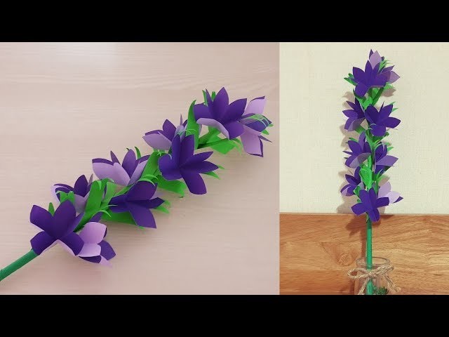 How to Make Easy Paper Flowers - Handmade Craft ldeas - DIY Flower Making