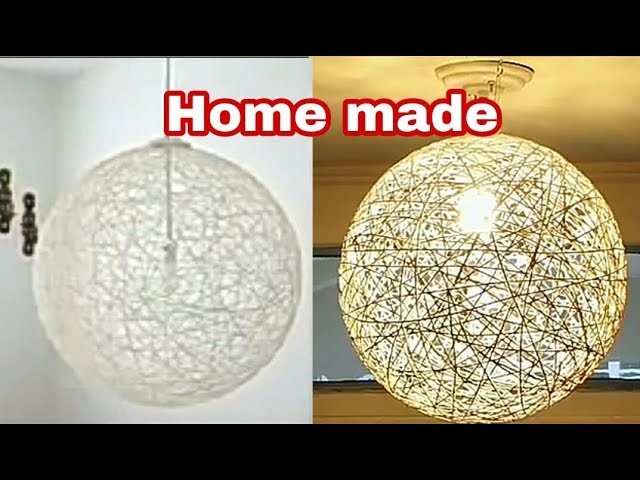 How to make lantern at home with balloon and yarn || must see its awesome