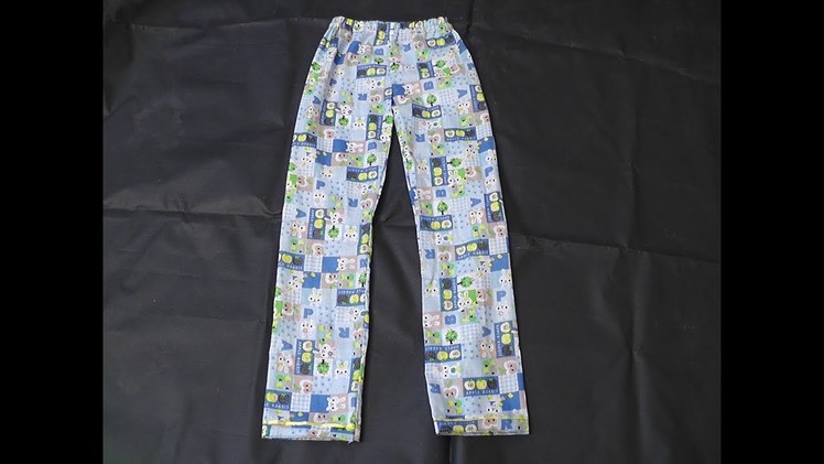 KIDS COTTON NIGHT DRESS PANT CUTTING AND STITCHING IN TAMIL