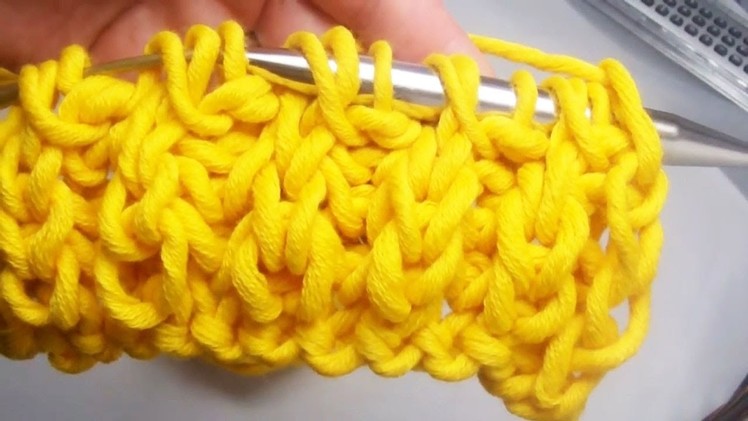 Knitting a (Loop) Scarf | Brioche Pattern with Hatnut Cool | Veronika Hug Projects