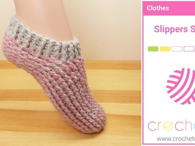 Learn how to Crochet: Slippers Socks