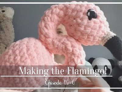 Making the Flamingo! | Crochet Flamingo Progress