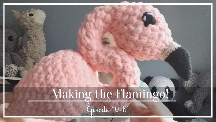 Making the Flamingo! | Crochet Flamingo Progress