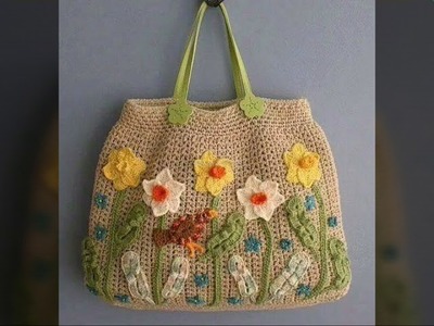 Most beautiful ladies crochet bags design 2017