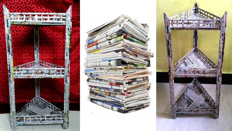 Multi Storage Basket | Newspaper Basket| Best out of waste | Newspaper reuse ideas