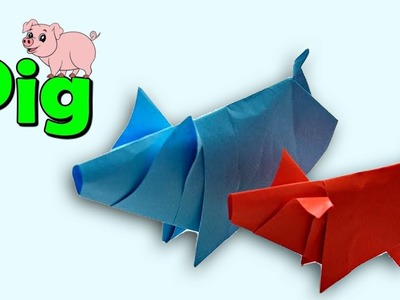 Origami Pig ???? DIY Paper Pig (Folding Instructions) ???? Paper Animal Crafts | Origami Arts