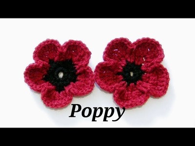 Poppy -  Flower Embellishment #7