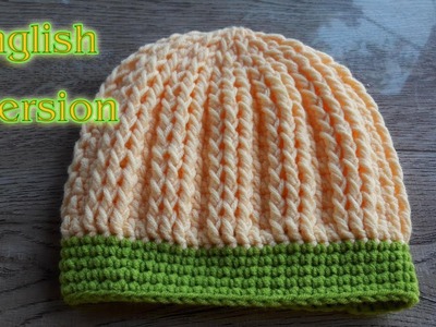 Pumpkin Hat Crochet in English Version