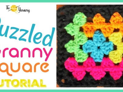 Puzzled Granny Square - Autism Crochet Blanket - Easy Log Cabin Crochet Pattern