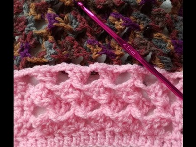 Reversible Twisted Granny Crochet Stitch by Crochet Nuts